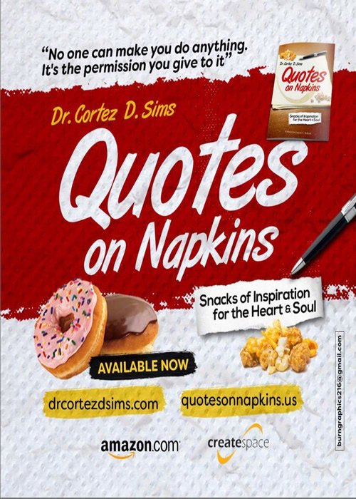 Quotes on Napkin - Book by Cortez D. Sims