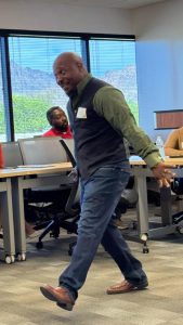 Dr. Cortez D. Sims speaking at an event
